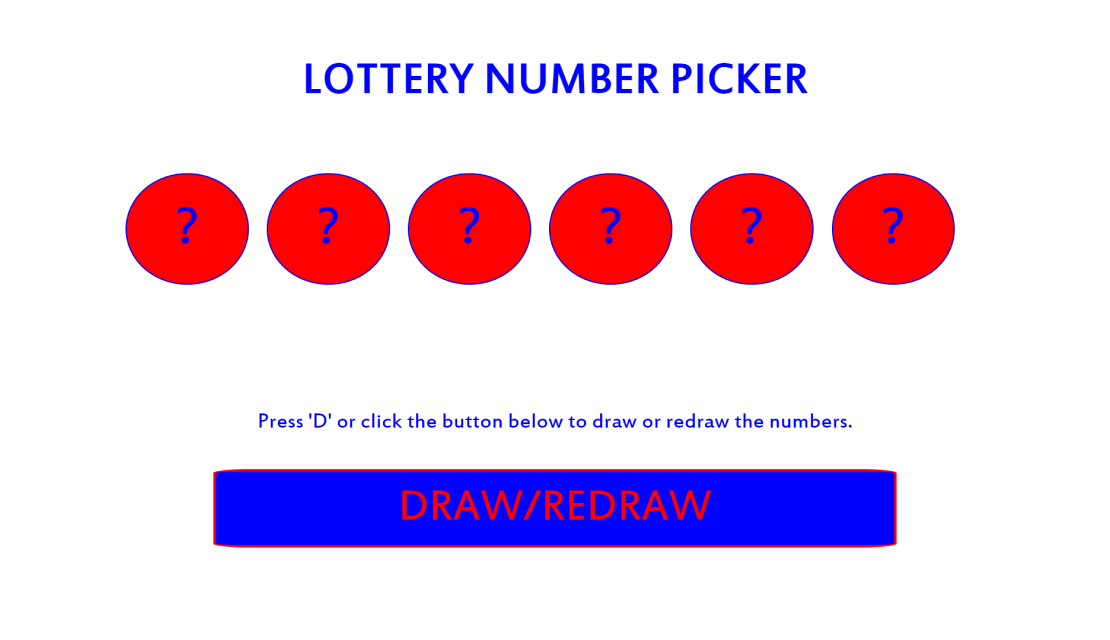 Lottery Number Picker screenshot